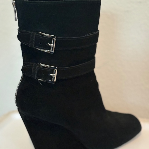 Michael Kors Black Suede Short Boot - Picture 4 of 8